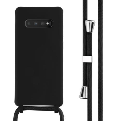 Imoshion ¿Coque En Silicone Avec Cordon Samsung Galaxy S10 Plus Noir