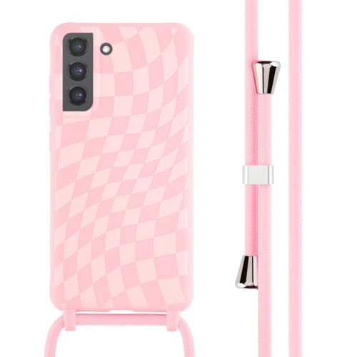 Imoshion Coque Design En Silicone Avec Cordon Samsung Galaxy S20 Retro Pink