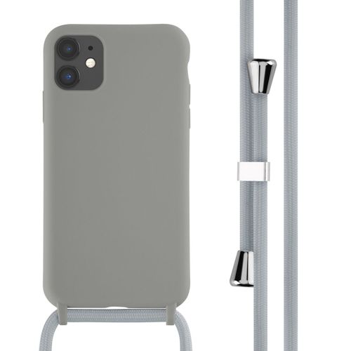 Imoshion ¿Coque En Silicone Avec Cordon Iphone 11 Gris Clair