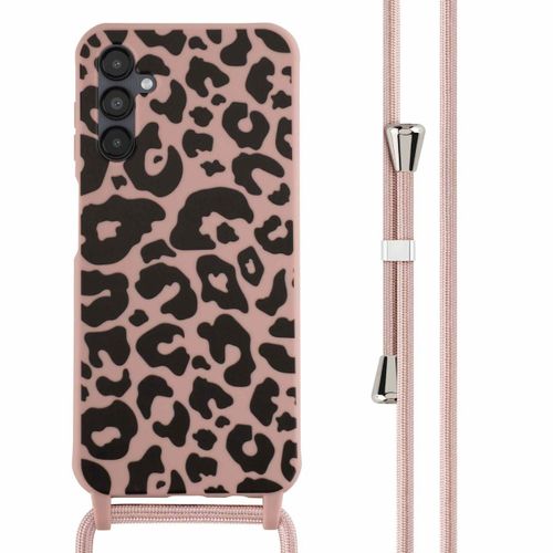 Imoshion Coque Design En Silicone Avec Cordon Samsung Galaxy A14 (5g/4g) Animal Pink