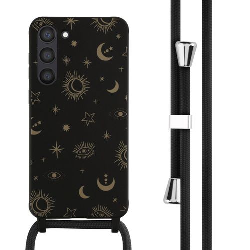 Imoshion Coque Design En Silicone Avec Cordon Samsung Galaxy S23 Plus Sky Black