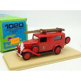 Citroen Camionnette Pompiers 1934 Eligor 1020-Eligor