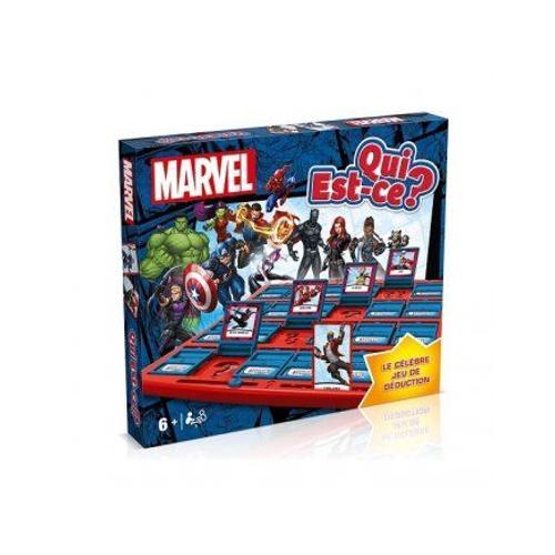 Qui Est Ce Marvel (Hulk, Iron Man, Thor...) ? 24 Personnages, Super Heros, Avengers - Version Fr - Set Jeu Societe Et Carte