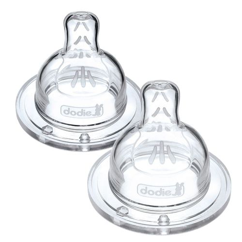 Lot De 2 Tétines Silicone Plates Sensation+ Débit 4