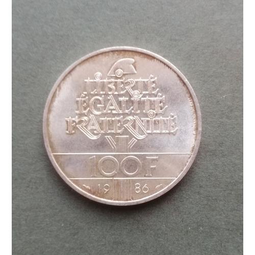 Pièce De 100 Francs 1986 Liberte Argent