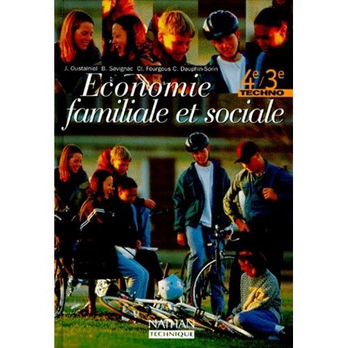Economie Familiale Et Sociale 4eme/3eme Technologique