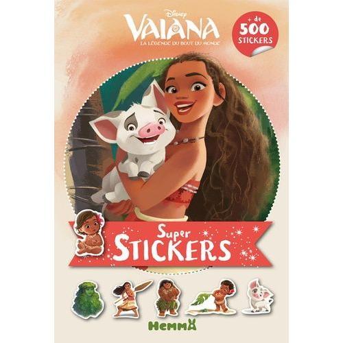 Super Stickers Disney Vaiana, La Légende Du Bout Du Monde - Avec Plus De 500 Stickers