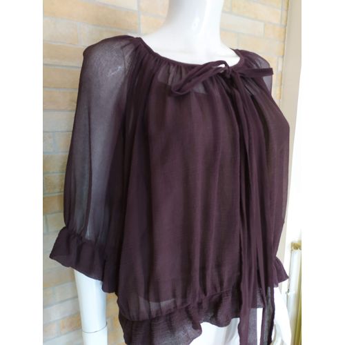 Blouse Malene Birger Marron