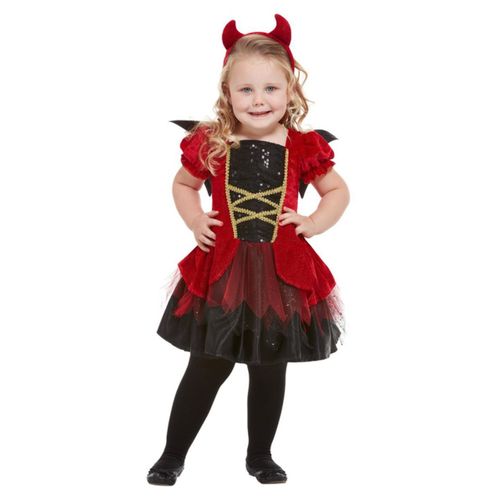 Déguisement Petit Diablotin Fille - Taille: 1-2 Ans (84/89 Cm)