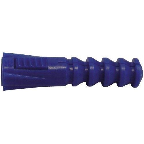 Cheville polyéthylène sans colllerette bleu - diam 10 mm - 50 pièces RAM