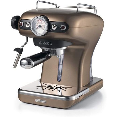 Machine À Expresso De 0,9l Rétro De 15 Bars 850w Bronze