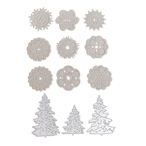 Machine À Gaufrer Pratique 4 Pièces Scrapbooking Découpage Matrices À Graver Pochoirs Pour Sizzix Grand Shot/Gritlebug/Et Autres P