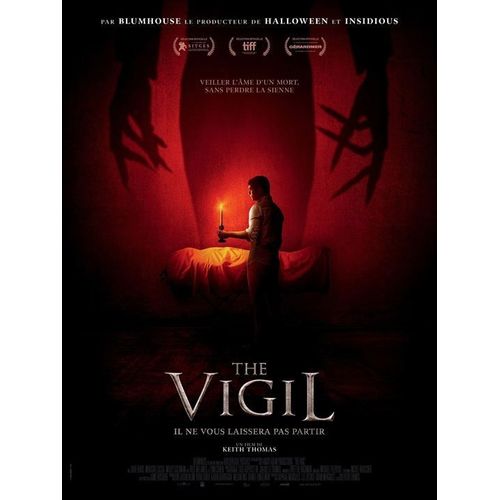 The Vigil - Affiche Originale De Cinéma - Format 120x160 Cm - Un Film De Keith Thomas Avec Dave Davis, Lynn Cohen, Menashe Lustig, Malky Goldman - Année 2020