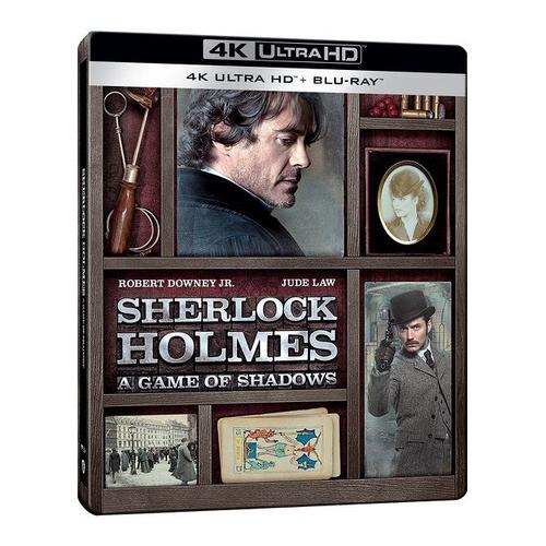 Sherlock Holmes 2 : Jeu D'ombres - Édition Limitée Steelbook 4k Ultra Hd + Blu-Ray