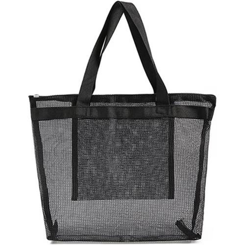 C Sac À Chaussures Large Capacity Mesh Tote Shoulder Bag Travel Picnic Beach Toy Tool Storage Pouch For Ladies Outdoor Shopping Travel (Color : C)