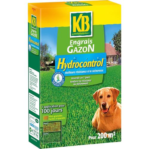 Fertiligene Engrais Gazon Hydrocontrol 200 M2 - 4 Kg