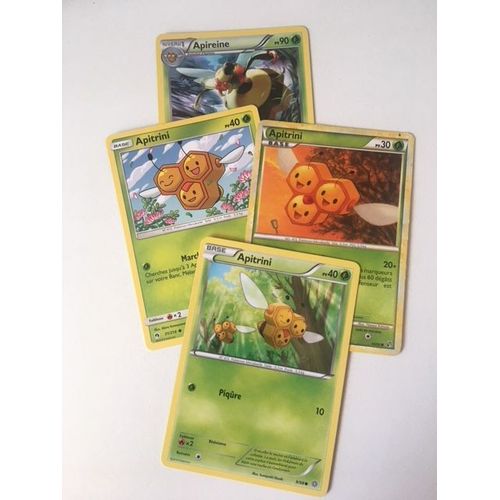 (2213) 3x Apitrini + Apireine Pokemon