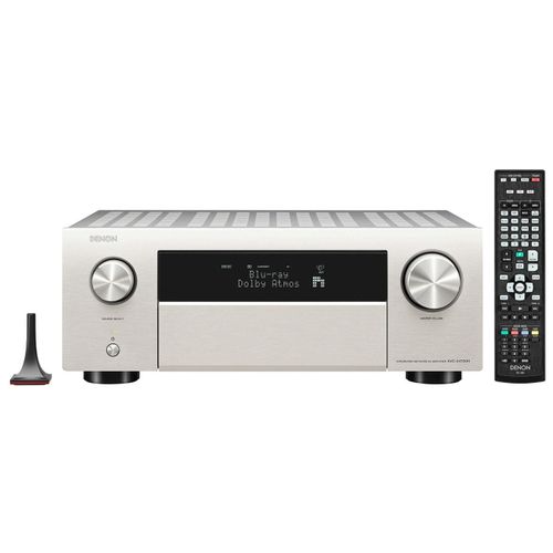 Denon AVC-X4700H Amplificateur AV 9.2 canaux HiFi Compatible Alexa Argent
