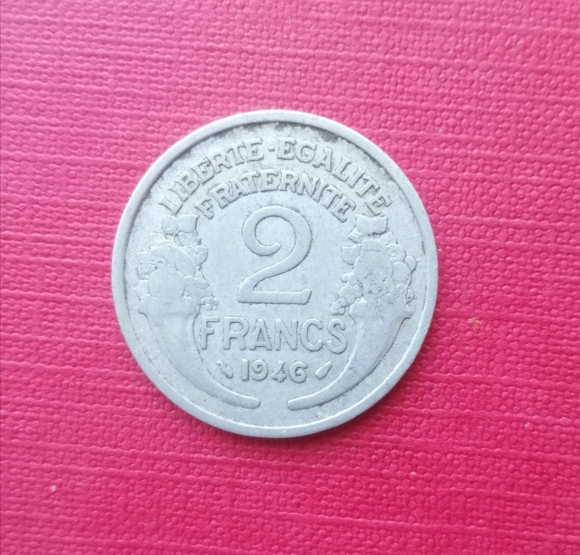 Pièce De 2 Francs 1946 Morlon