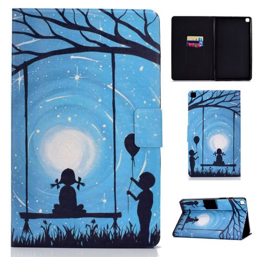 Housse Pour Samsung Galaxy Tab S6 Lite 10.4 Sm-P610 P615, Beau Pu Cuir Aimant Double Portefeuille Support Porte-Carte Protecteur Coque Étui À Rabat (Ml-3)