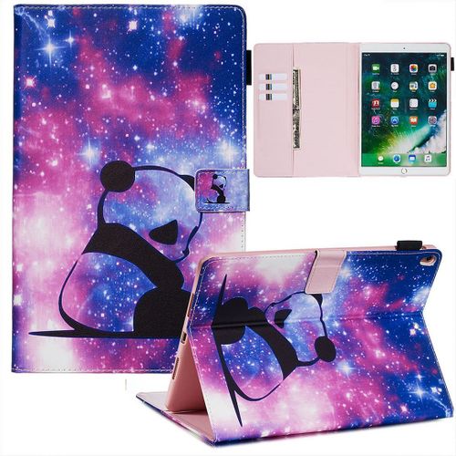 Saturcase Beau Motif Pu Cuir Pu Cuir Magnétique Flip Portefeuille Support Porte-Carte Réveil / Veille Automatique Coque Housse Étui Pour Apple Ipad Air 3 10.5" (2019) / Ipad Pro 10.5 (2017) (Ypw-2)