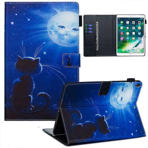 Saturcase Beau Motif Pu Cuir Pu Cuir Magnétique Flip Portefeuille Support Porte-Carte Réveil / Veille Automatique Coque Housse Étui Pour Apple Ipad Air 3 10.5" (2019) / Ipad Pro 10.5 (2017) (Ypw-7)