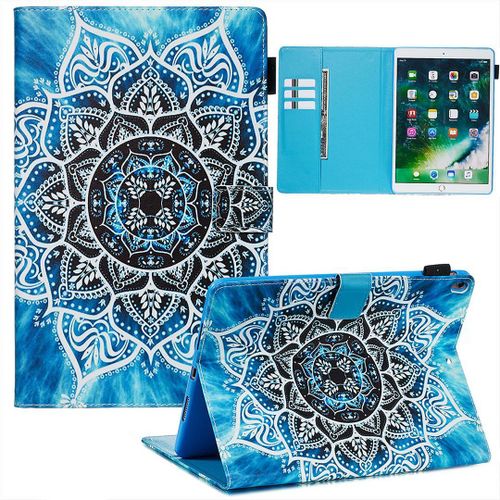 Saturcase Beau Motif Pu Cuir Pu Cuir Magnétique Flip Portefeuille Support Porte-Carte Réveil / Veille Automatique Coque Housse Étui Pour Apple Ipad Air 3 10.5" (2019) / Ipad Pro 10.5 (2017) (Ypw-10)