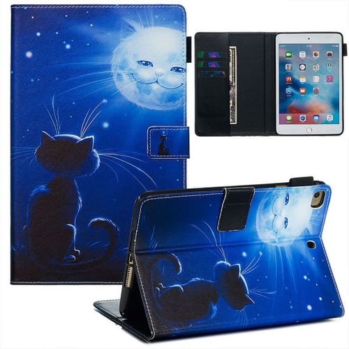 Apple Ipad Mini 2 3 4 5 Coque, Saturcase Beau Motif Pu Cuir Pu Cuir Magnétique Flip Portefeuille Support Porte-Carte Réveil / Veille Automatique Coque Housse Étui Pour Apple Ipad Mini 2 3 4 / Mini 5 (2019) (Ypw-7)