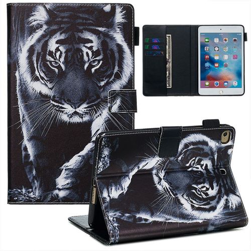 Apple Ipad Mini 2 3 4 5 Coque, Saturcase Beau Motif Pu Cuir Pu Cuir Magnétique Flip Portefeuille Support Porte-Carte Réveil / Veille Automatique Coque Housse Étui Pour Apple Ipad Mini 2 3 4 / Mini 5 (2019) (Ypw-9)