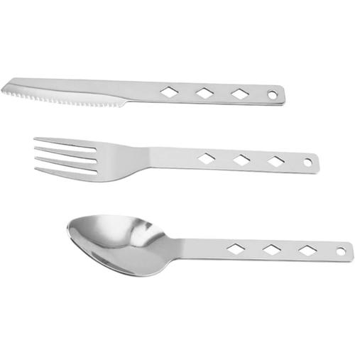 Argent 1 Set Camping Couverts Ensemble Camping Utilitaire Voyage Cuillère Grill Ustensiles Ustensiles De Voyage Ustensiles De Camping Ustensiles De Barbecue Camping Randonnée Ustensiles