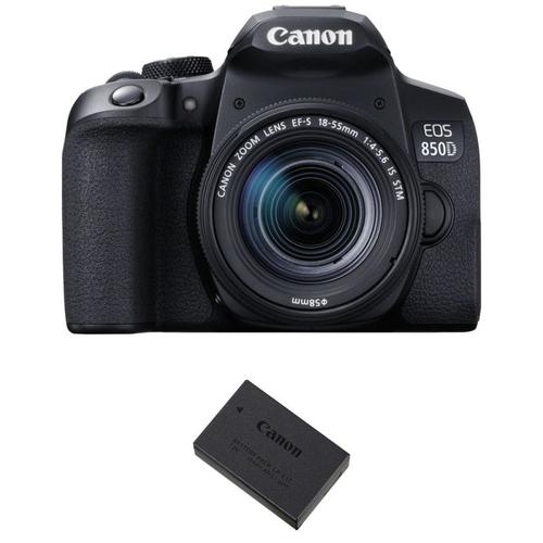 Canon EOS 850D + EF-S 18-55mm f/4-5.6 IS STM + 1 Canon LP-E17 | Garantie 2 ans