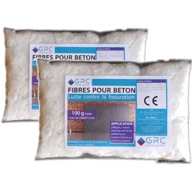 GRC - Fibres pour béton - 2x100g