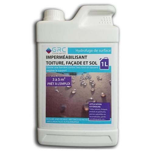 GRC - Imperméabilisant Toiture, Façade et sol - 1L (Hydrofuge de surface)