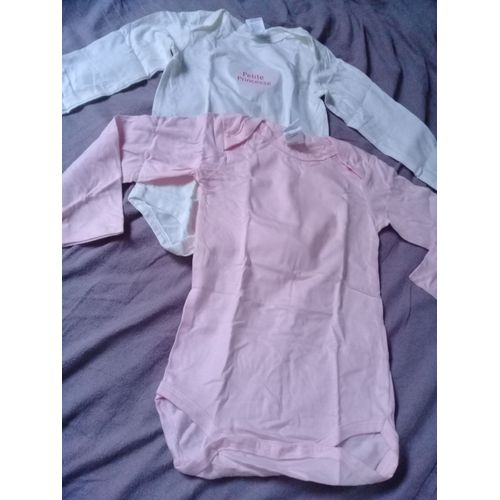 Lot De 2 Bodys Manche Longue Taille 36 Mois