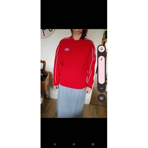 Sweat Mixte Rouge 15 Ans Umbro