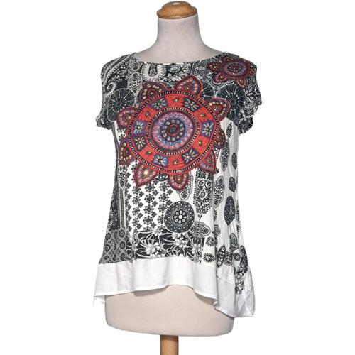 Top Manches Courtes Desigual 36 - T1 - S - Très Bon État