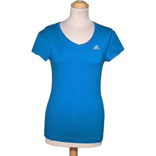 Top Manches Courtes Adidas 38 - T2 - M - Très Bon État