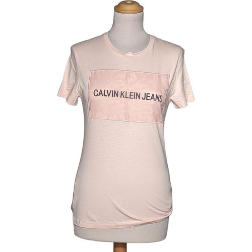 Top Manches Courtes Calvin Klein 34 - T0 - Xs - Très Bon État