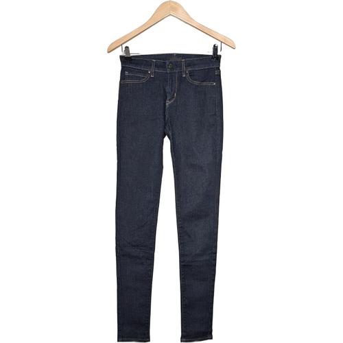 Jean Slim Uniqlo 34 - T0 - Xs - Très Bon État