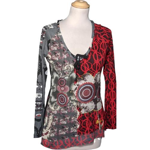 Top Manches Longues Desigual 36 - T1 - S - Très Bon État