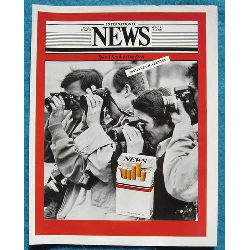 Publicité Papier - Cigarettes News De 1980