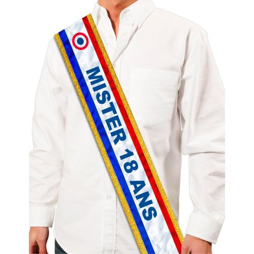 Echarpe Tricolore Mister 18 Ans