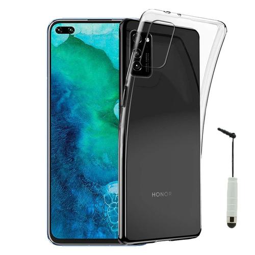 Coque Silicone Pour Huawei Nova 6/ Nova 6 5g 6.57" Gel Ultraslim Et Ajustement Parfait - Transparent + Mini Stylet