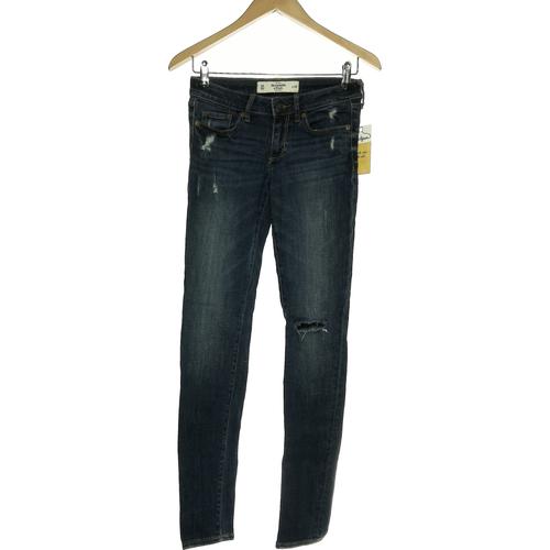 Jean Slim Abercrombie 34 - T0 - Xs - Tr?S Bon ?Tat