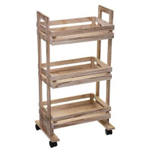 Desserte De Cuisine "Cagette" 82cm Naturel