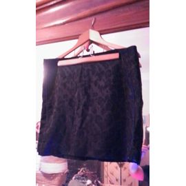 Jupe Noire 42 Xl Vintage Années 90 Naf Naf.
