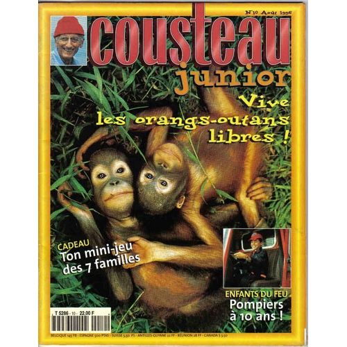 Cousteau Junior N° 10 : Vive Les Orangs-Outans Libres