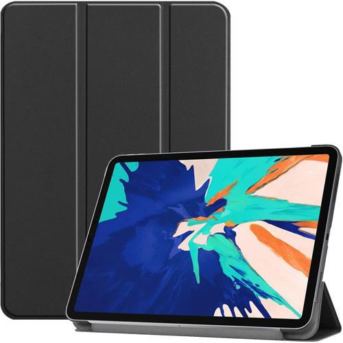 Coque Pour Ipad Pro 12.9 2020 Coque Housse ¿¿Tui,Ultra-Mince Et Avec Support Coque Protection Pour Ipad Pro 12.9 2020 -Noir