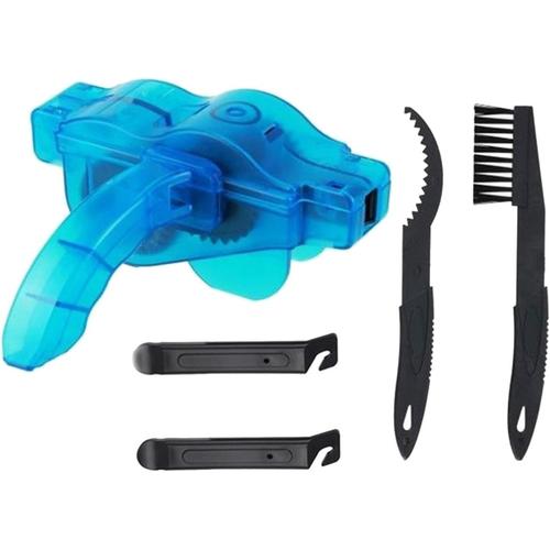 Ensemble D'nettoyage Chaîne Vélo | Brosse Nettoyage Pour Vélo Nettoyant Pour Chaîne Vélo,Kit Brosse Nettoyage D'entretien D'engrenages Chaîne Vélo Durable