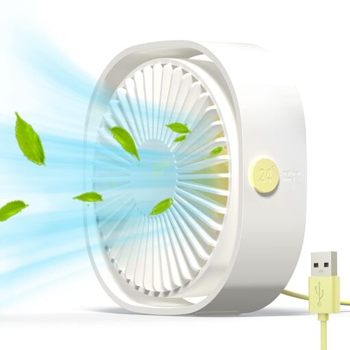 Ventilateur USB Mini Ventilateur Portable Ventilateur Silencieux Ve...
